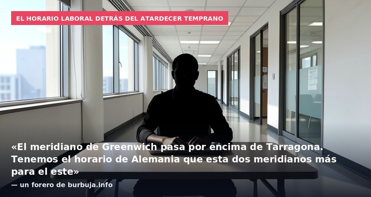 Bueno, pues ya anochece a las 18:30, tenéis lo que queréis ya?