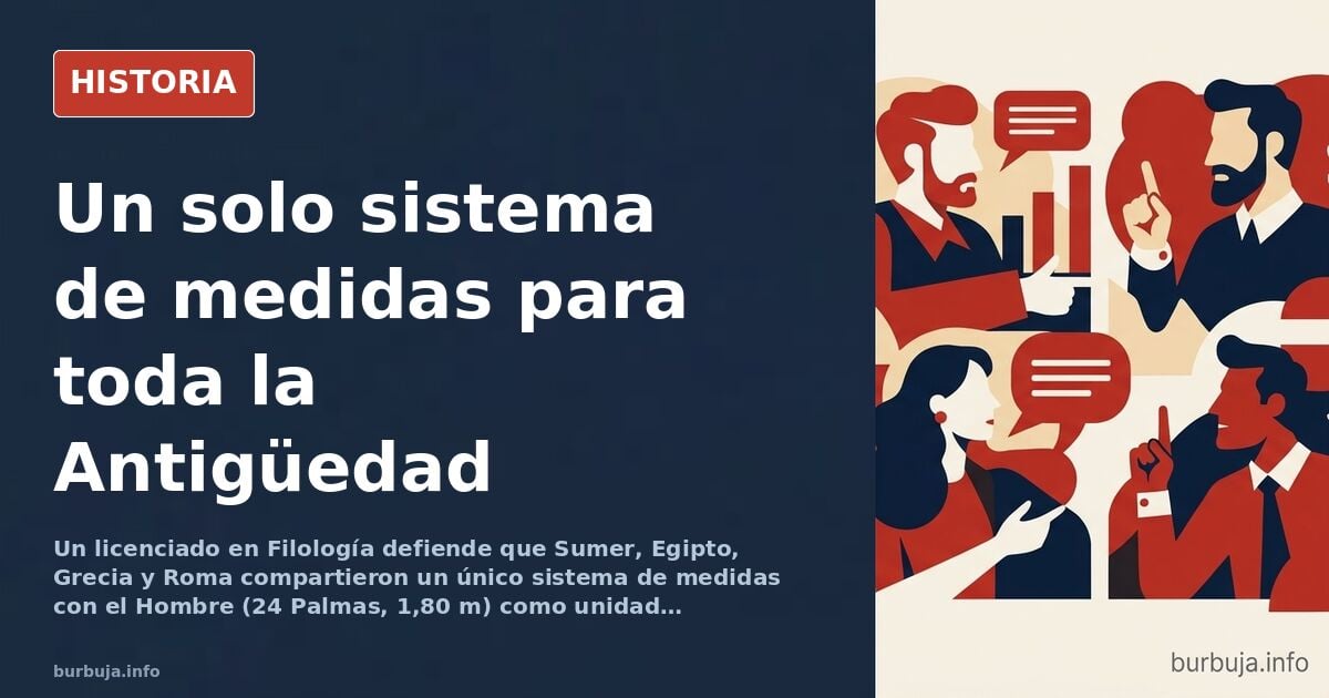 Ilustración del Hombre de Vitruvio con la escala antropométrica de 24 palmas y 1,80 metros usada en el sistema de medidas ant