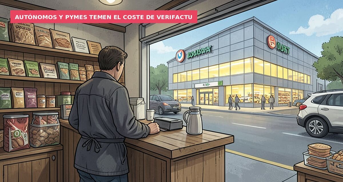 Autónomos y pymes temen el coste de Verifactu