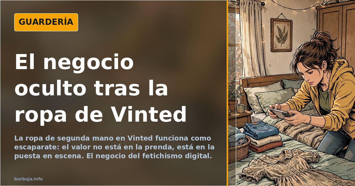 Vinted y el negocio de la ropa usada con gancho fetichista