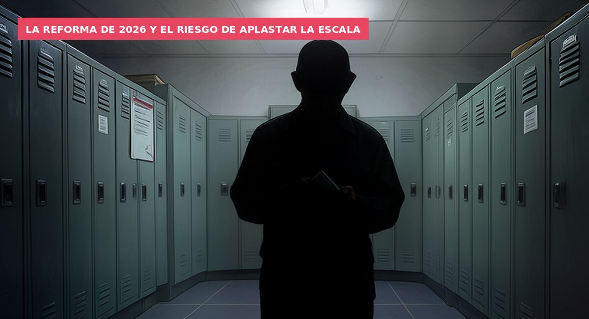 La reforma de 2026 y el riesgo de aplastar la escala