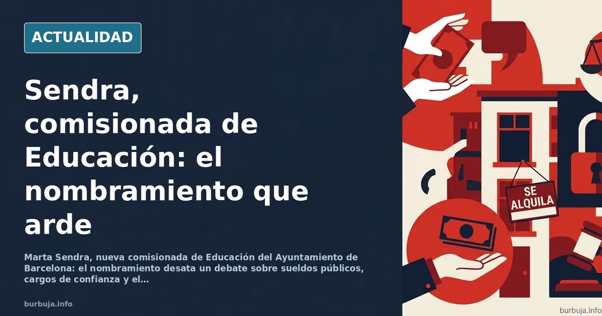 Retrato editorial de una comisionada de Educación en un despacho municipal, con documentos y luz natural, sin rasgos identifi