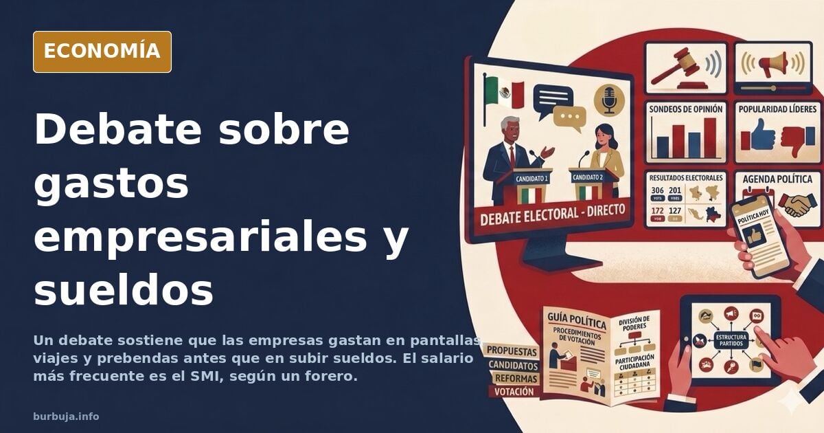 Debate: sobran gastos suntuarios y no suben sueldos