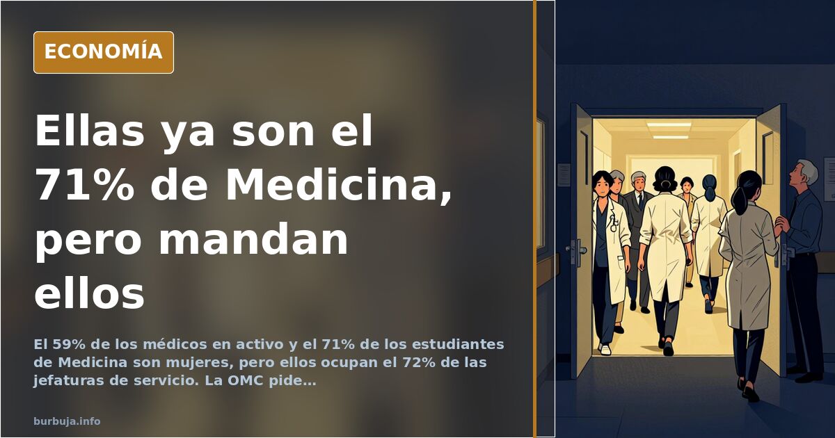 La medicina se feminiza: el 59% ejerce y el 71% estudia