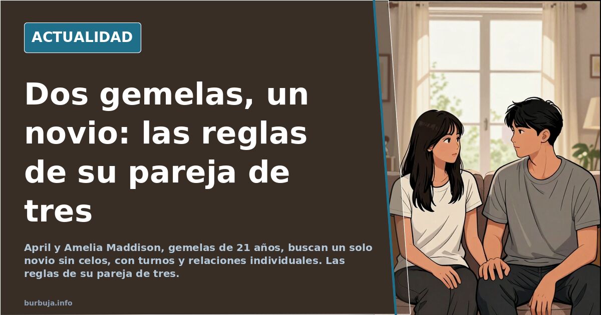Dos mujeres jóvenes gemelas posando juntas en un entorno doméstico luminoso mientras buscan un solo novio para ambas