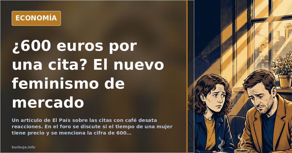 El País publica un artículo sobre las citas con café y las reacciones que generan