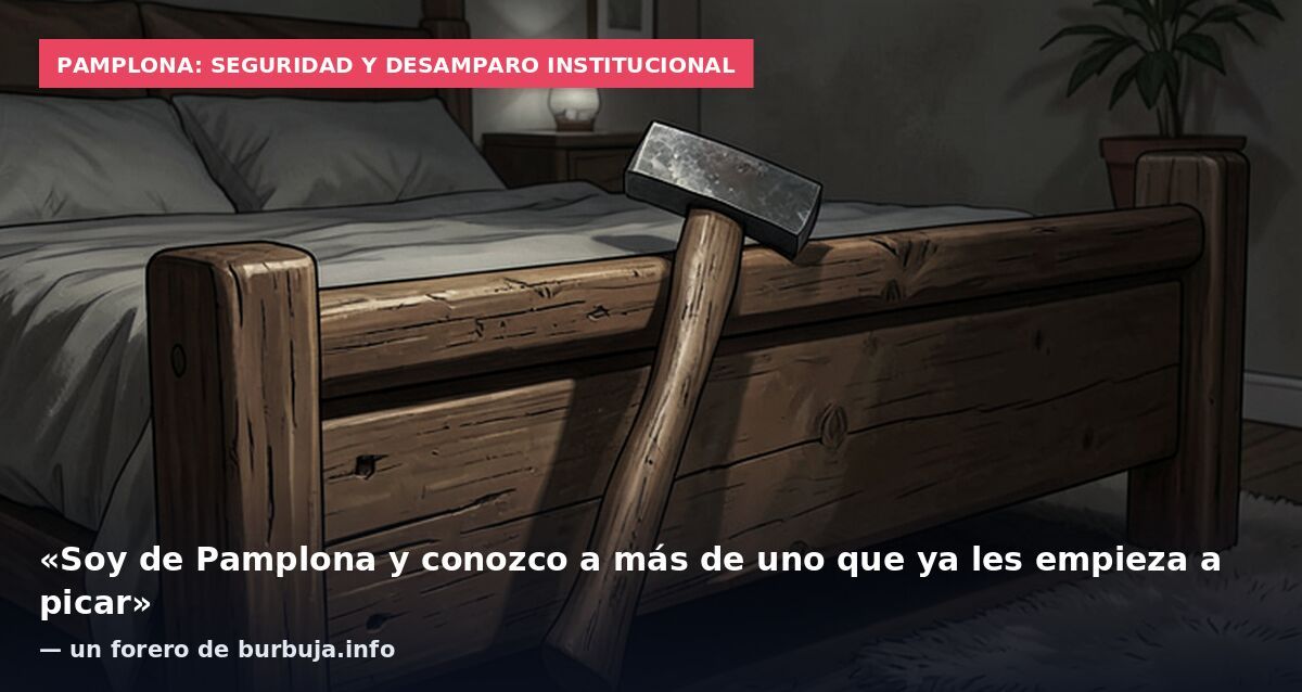 Pamplona: seguridad y desamparo institucional: «Soy de Pamplona y conozco a más de uno que ya les empieza a picar» — un forero de burbuja.info