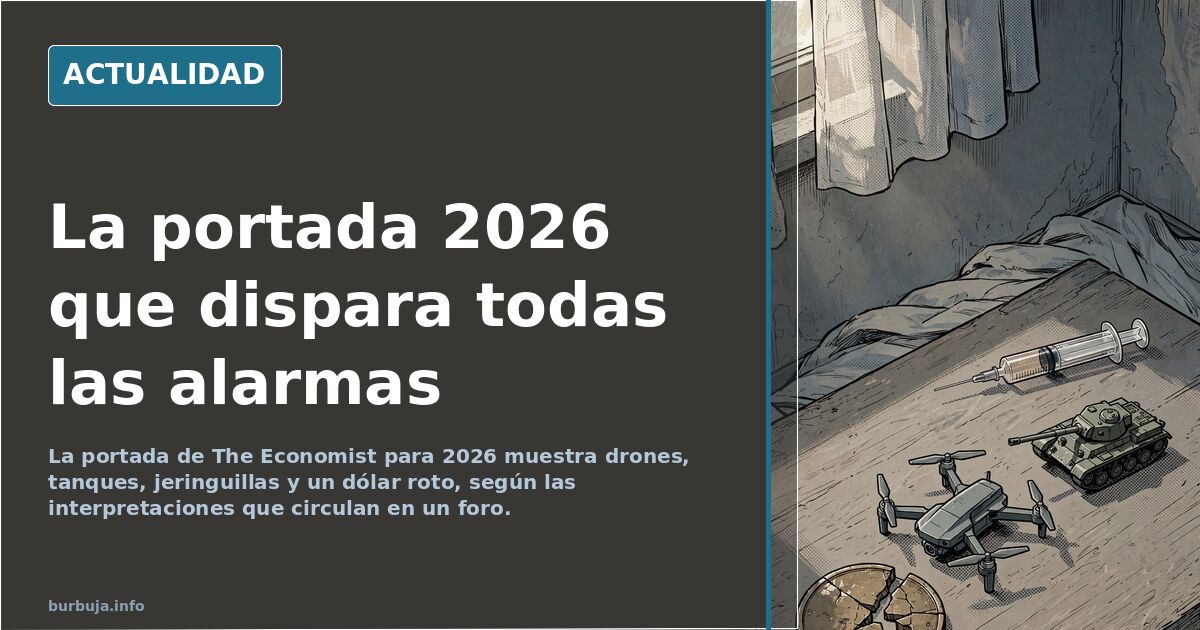 The Economist 2026: dólar roto, tanques y jeringuillas