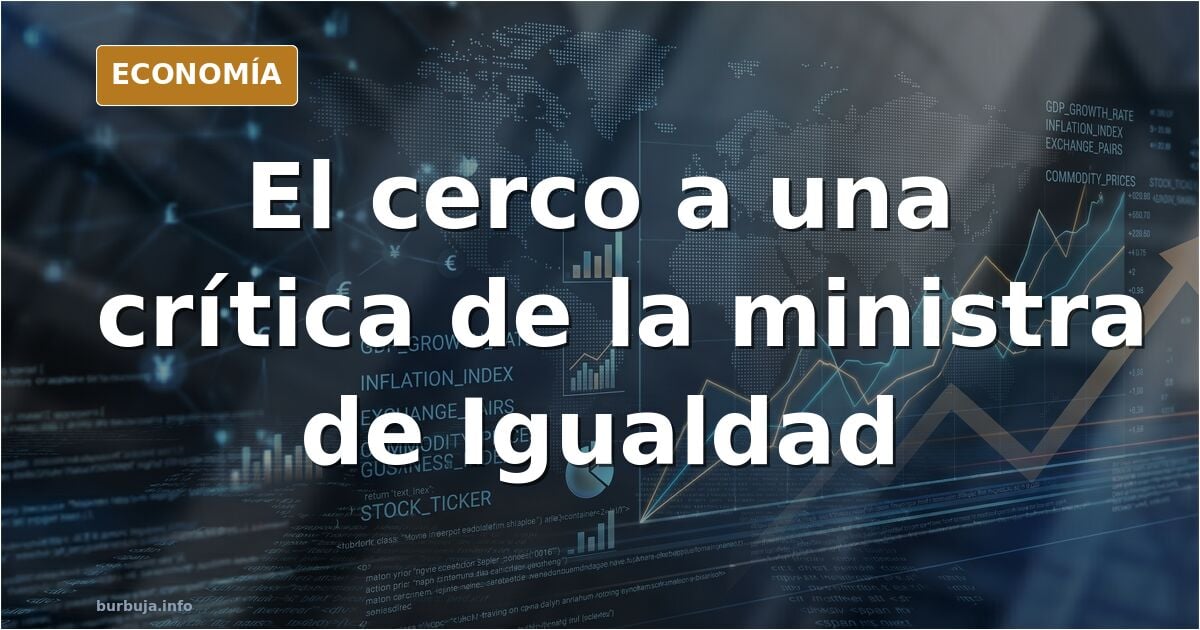 El vídeo que muestra el cerco a una crítica de la ministra de Igualdad