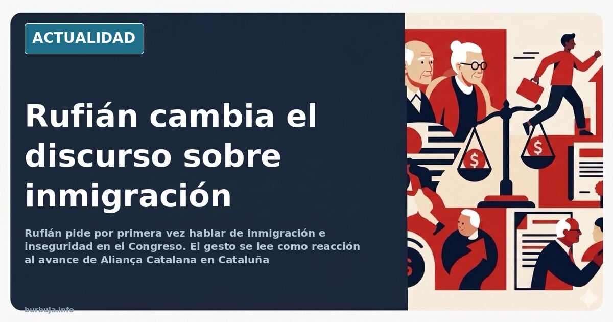 Rufián en el Congreso durante una intervención sobre inmigración y seguridad en los barrios