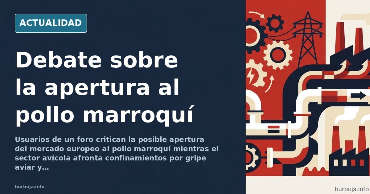 Un foro debate la apertura del mercado al pollo marroquí