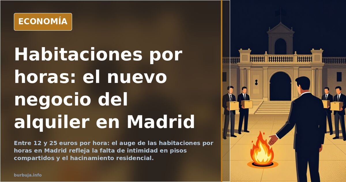 Hourly room rentals rise in Madrid amid shared flat privacy crisis