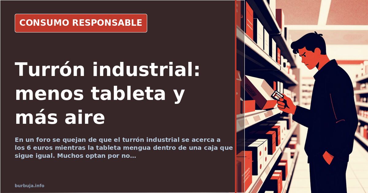 Industrial Turrón: Shrinking Bars, Rising Prices in Spain