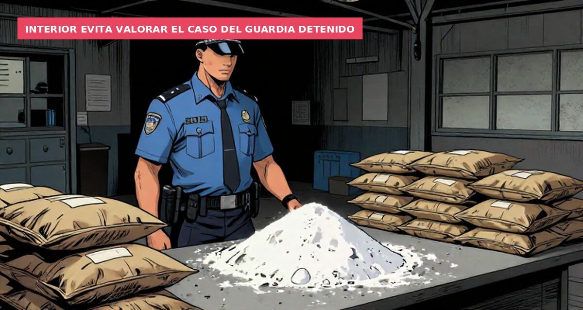 Interior evita valorar el caso del guardia detenido