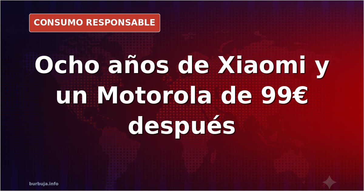 Abandona Xiaomi tras ocho años harto de su software