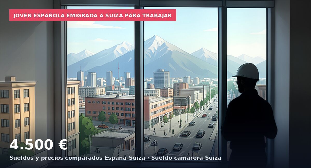Joven española emigrada a Suiza para trabajar: 4.500 € Sueldos y precios comparados España-Suiza · Sueldo camarera Suiza