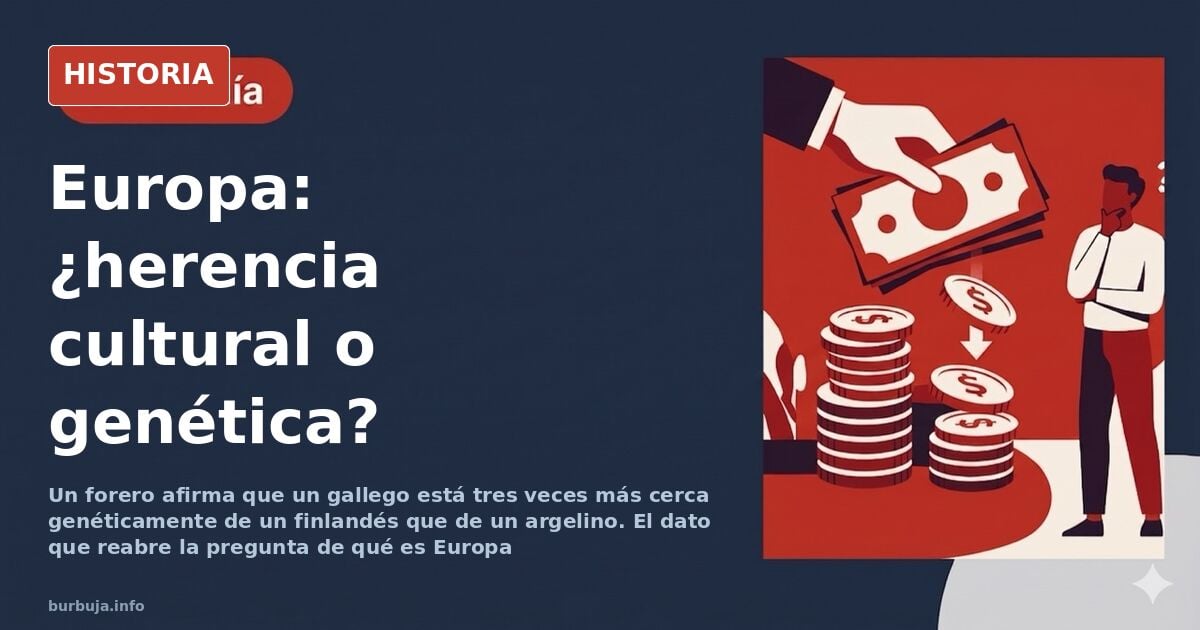 Qué es Europa: el mapa que enfrenta herencia y genética