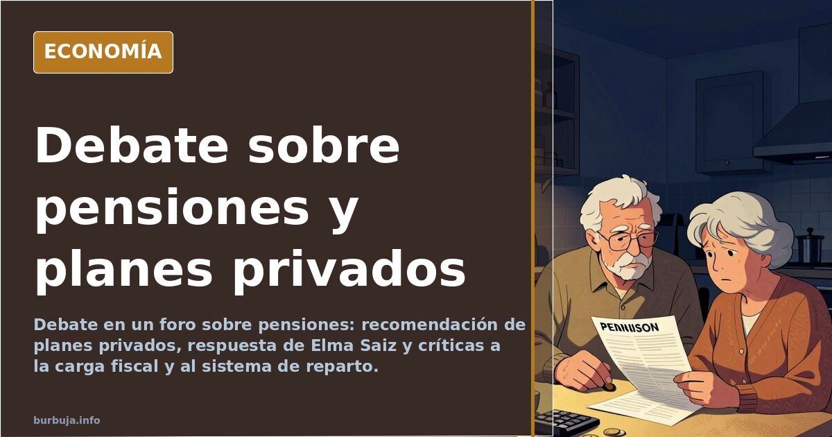 Un foro debate: «no habrá jubilación» y planes privados