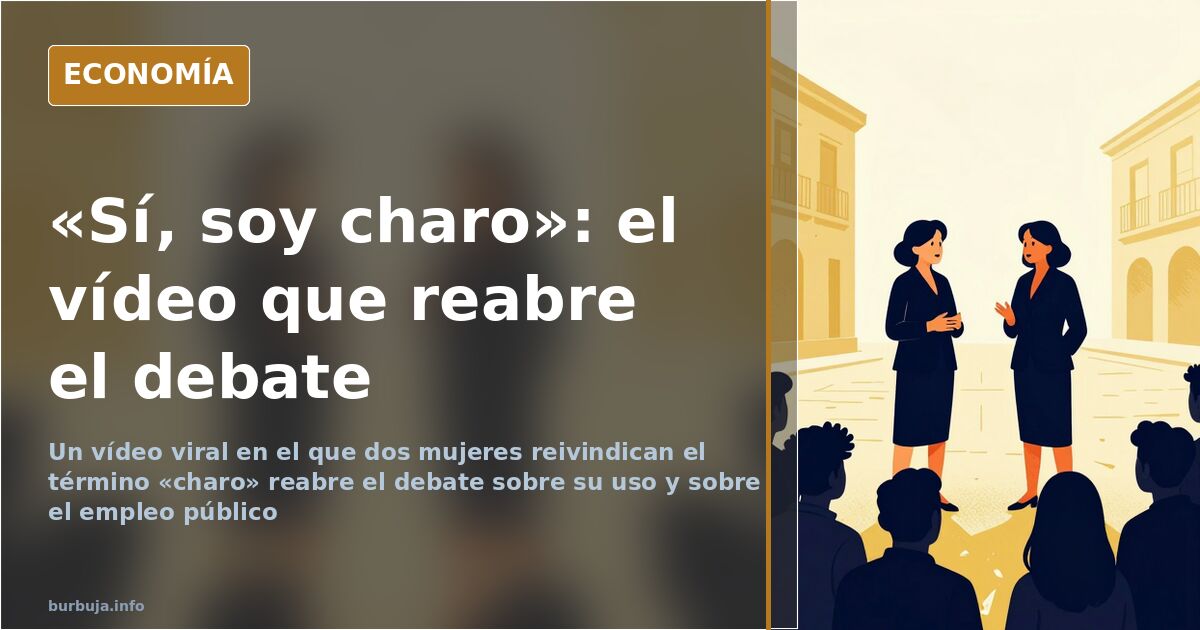 «Sí, soy charo»: un vídeo viral reabre el debate sobre el término
