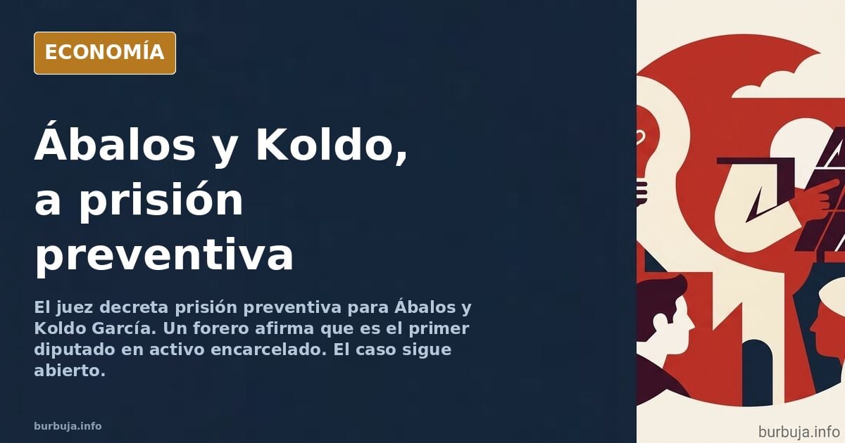 Ábalos y Koldo García entran en prisión preventiva