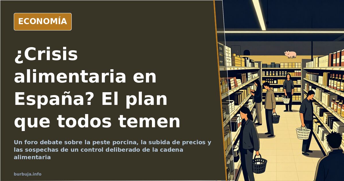 Debate sobre el desabastecimiento alimentario