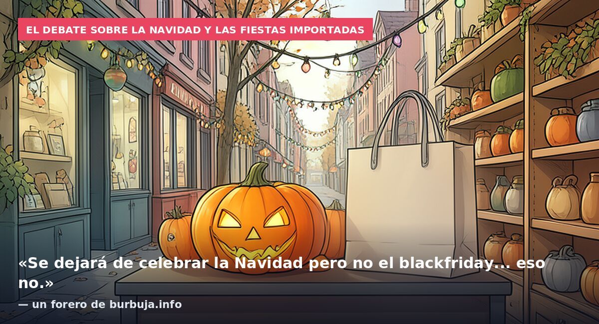 El debate sobre la Navidad y las fiestas importadas: «Se dejará de celebrar la Navidad pero no el blackfriday... eso no.» — un forero de burbuja.info