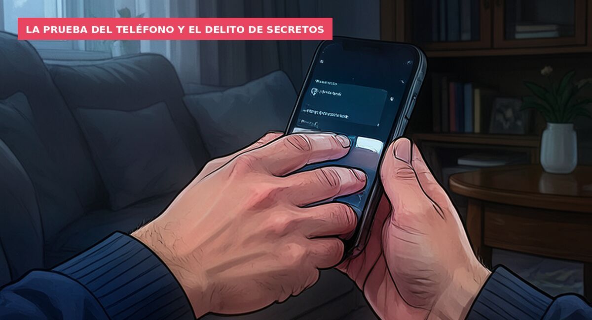 La prueba del teléfono y el delito de secretos