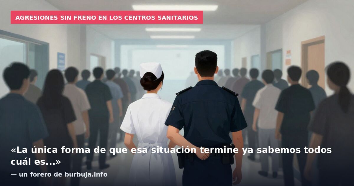 Agresiones sin freno en los centros sanitarios: «La única forma de que esa situación termine ya sabemos todos cuál es...» — un forero de burbuja.info