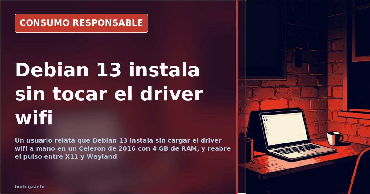 Debian 13: la instalación que funciona y la guerra de Wayland