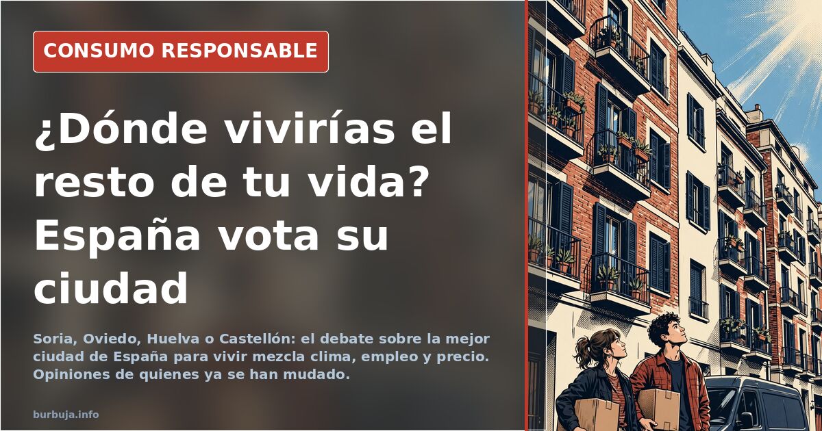 La ciudad perfecta para vivir en España: Soria, Oviedo o la costa