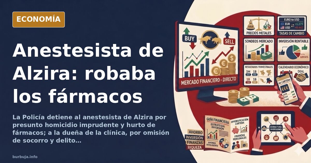 Ilustración editorial de una clínica dental con un vial de anestésico y una cadena de custodia rota