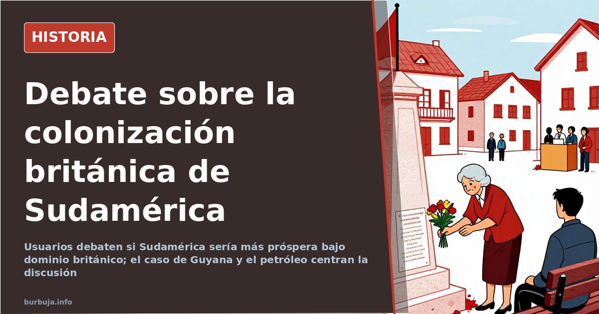 Mapa de Sudamérica con banderas británicas superpuestas sobre territorios coloniales españoles y portugueses