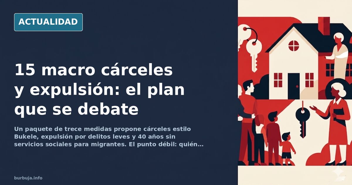 Vista aérea de un complejo penitenciario de nueva construcción con módulos repetidos y muros perimetrales bajo luz natural
