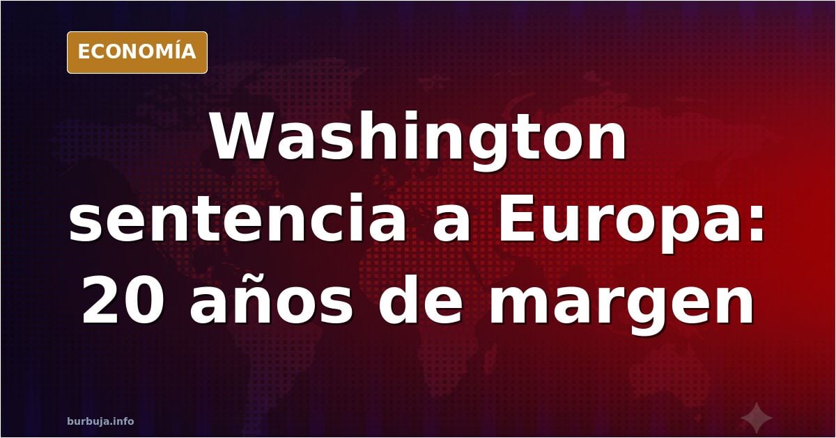 EEUU avisa: Europa no será aliado fiable en 20 años