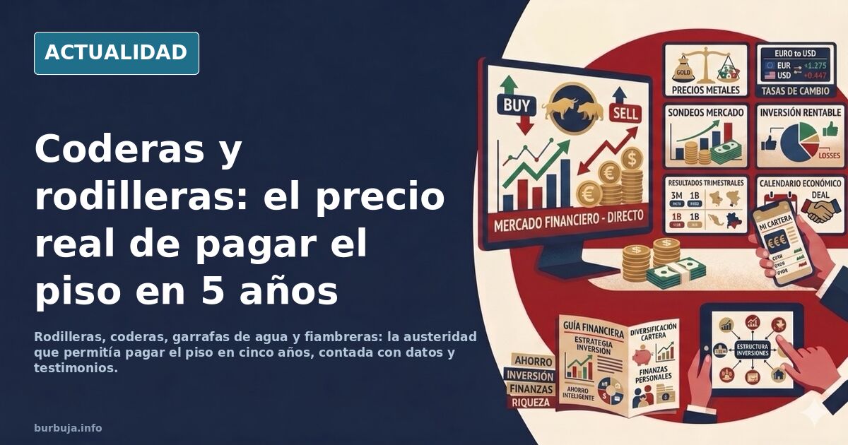 Pantalón de pana con rodilleras cosidas y fiambrera metálica sobre una mesa de campo, símbolo del ahorro de los boomers