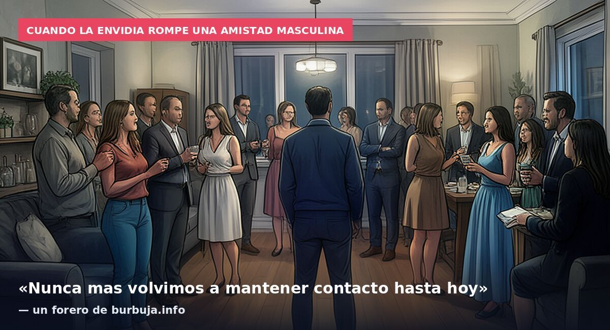 Cuando la envidia rompe una amistad masculina: «Nunca mas volvimos a mantener contacto hasta hoy» — un forero de burbuja.info