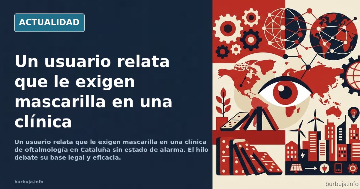 Trabajadora sanitaria con mascarilla quirúrgica en un pasillo de clínica, luz natural y tonos neutros