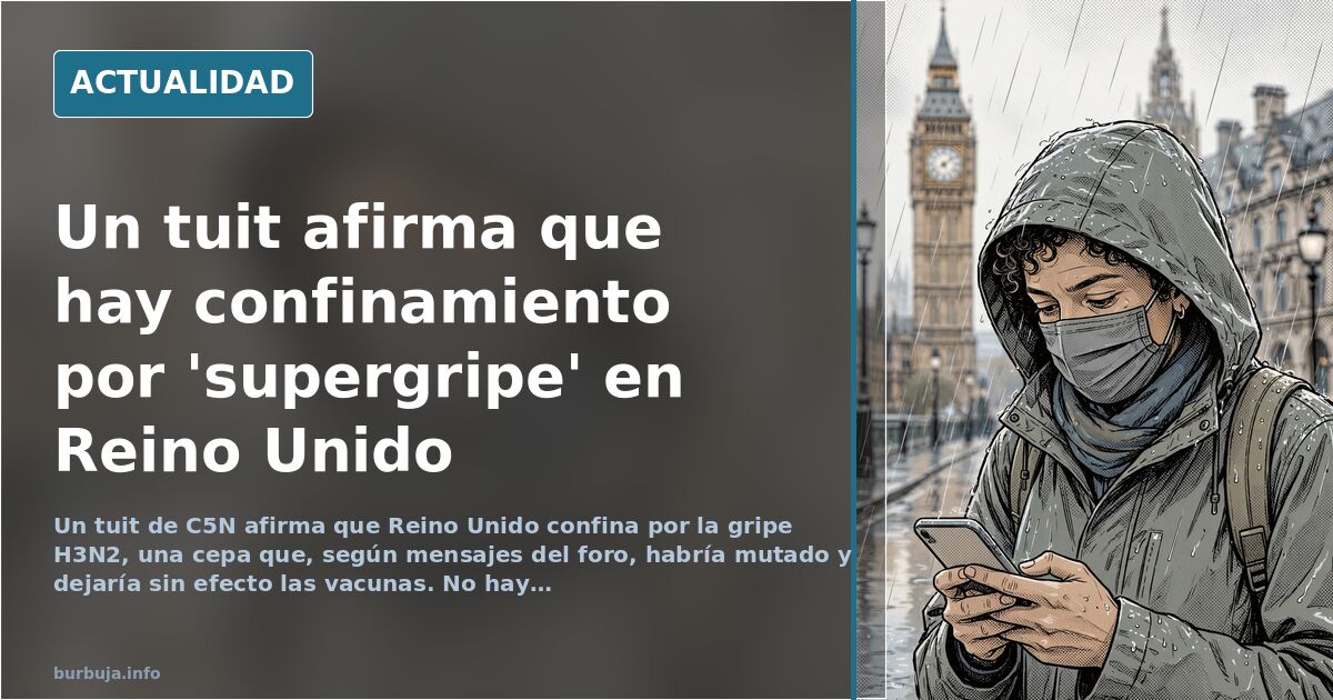 Imagen de un hospital británico con carteles de mascarilla obligatoria y personal sanitario en la entrada, según los mensajes