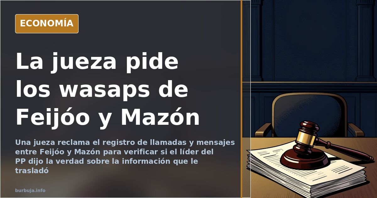 Ilustración editorial de un teléfono móvil con mensajes y un expediente judicial sobre la mesa en tonos azul marino y dorado