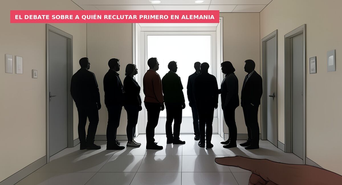 El debate sobre a quién reclutar primero en Alemania