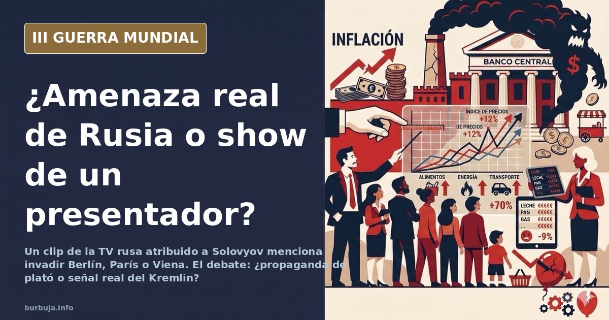 Un presentador ruso y el eco de «invadir Berlín» en un foro