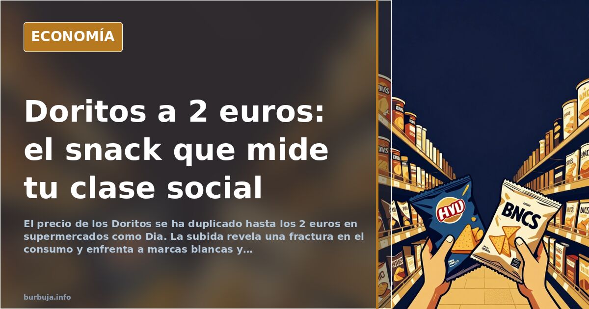 El precio de los Doritos se dispara y divide el consumo en España