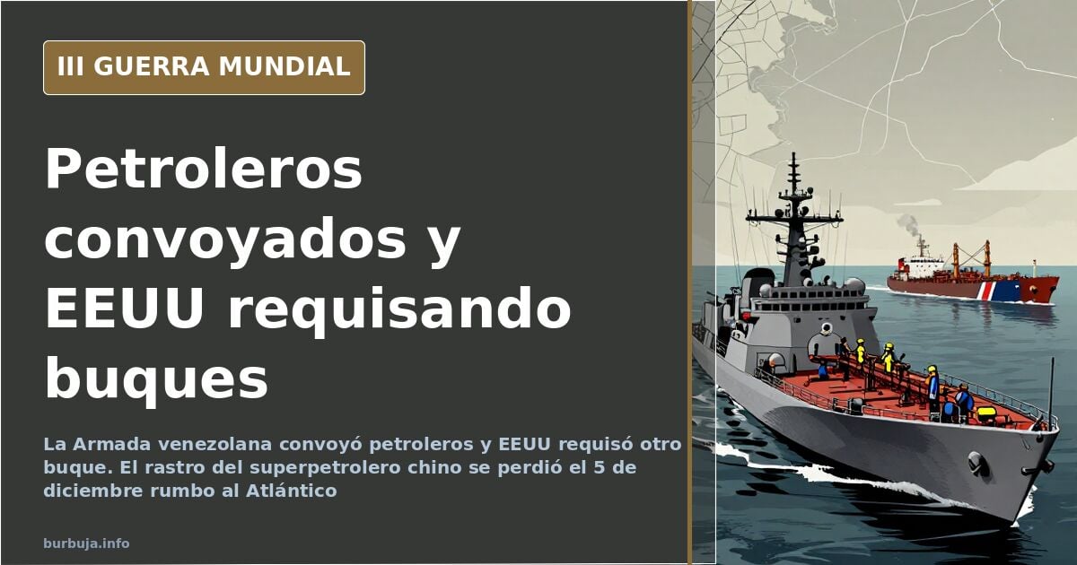Venezuela Escorts Tankers as US Seizes Vessel