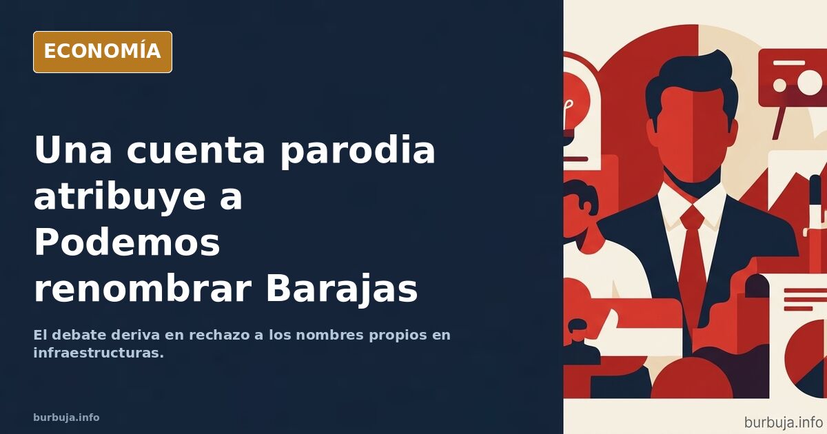Ilustración editorial de un aeropuerto con cartel de Madrid-Barajas y siluetas de aviones en tonos azul marino y dorado