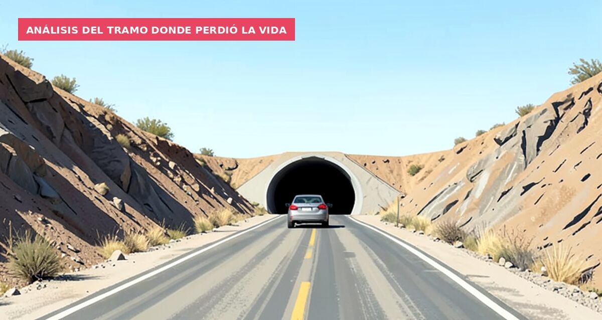 Análisis del tramo donde perdió la vida