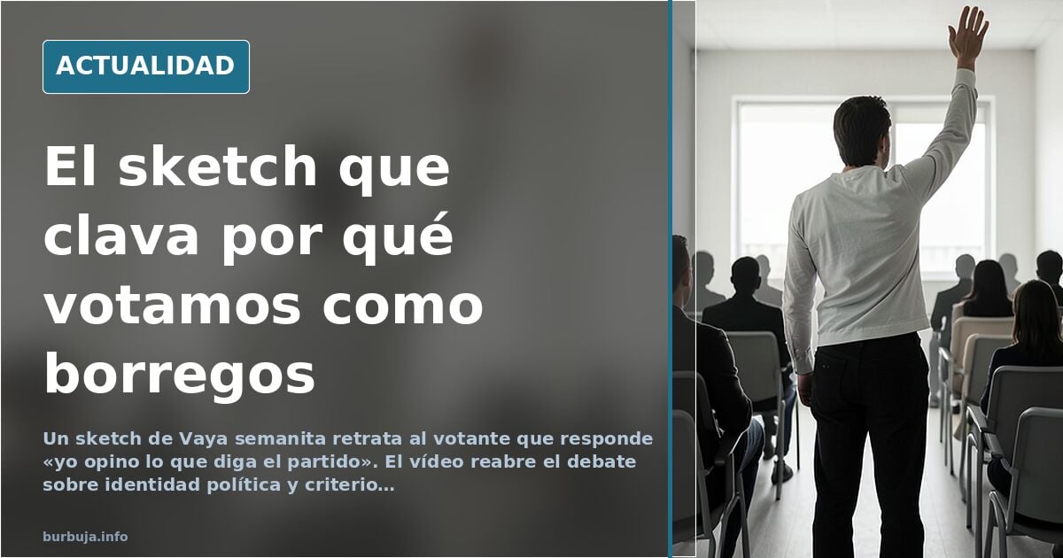 Vaya semanita y el sketch que retrata el voto de partido