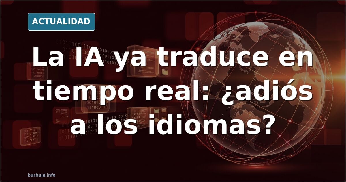 Debate: la IA traduce en tiempo real y aviva el fin de los idiomas