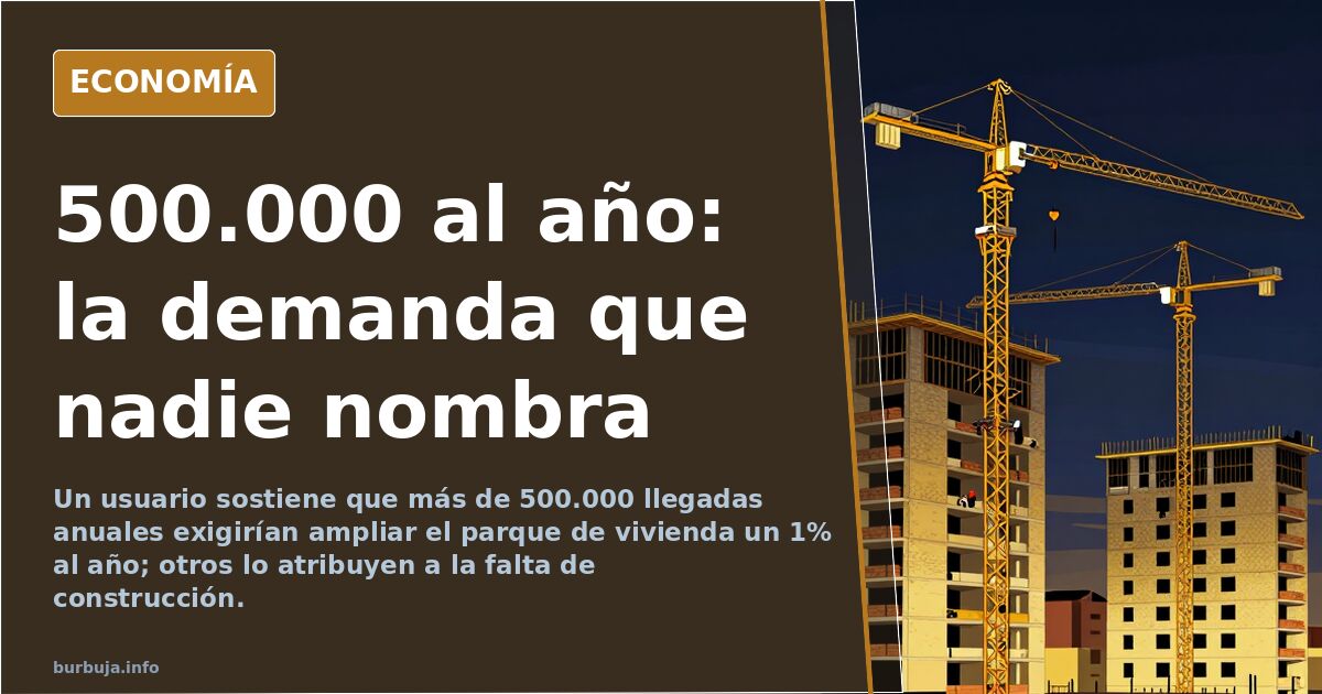 Debate en foro: 500.000 llegadas al año y la vivienda