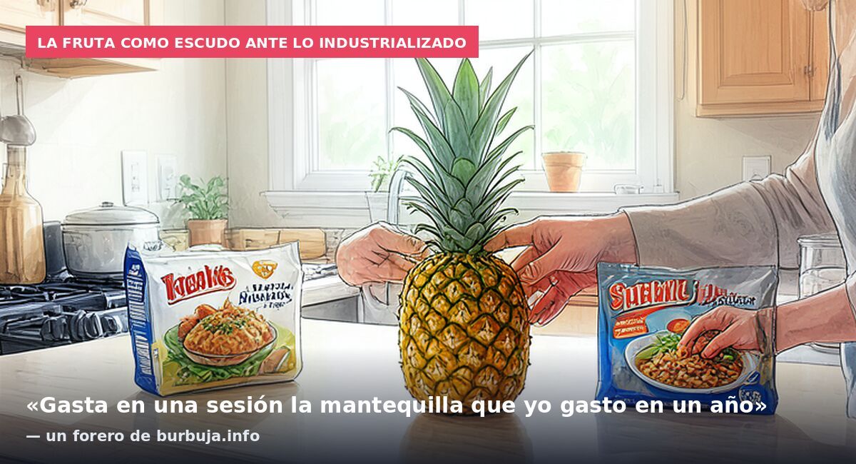 La fruta como escudo ante lo industrializado: «Gasta en una sesión la mantequilla que yo gasto en un año» — un forero de burbuja.info