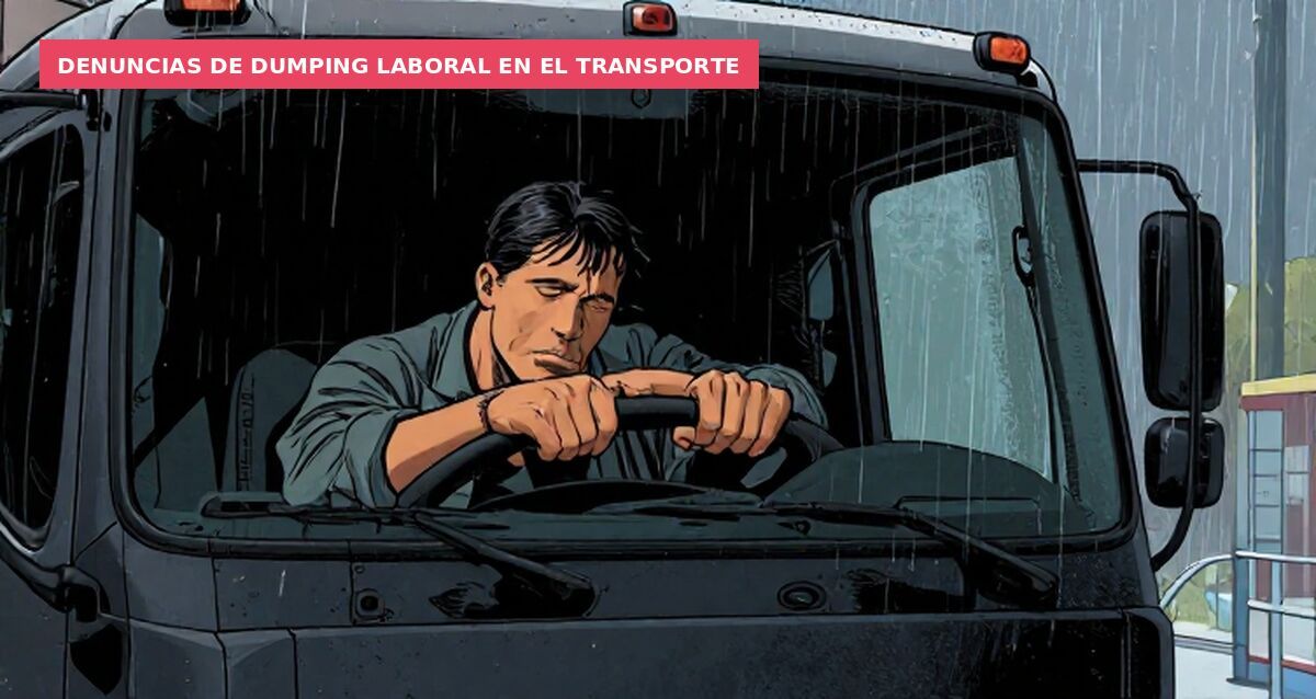 Denuncias de dumping laboral en el transporte